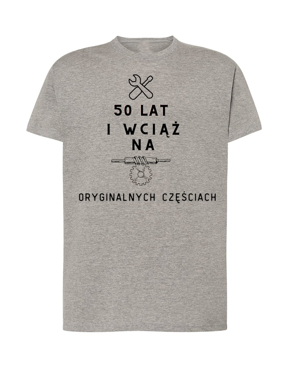 T-Shirt męski nadruk Urodziny 50lat Rozm.5XL