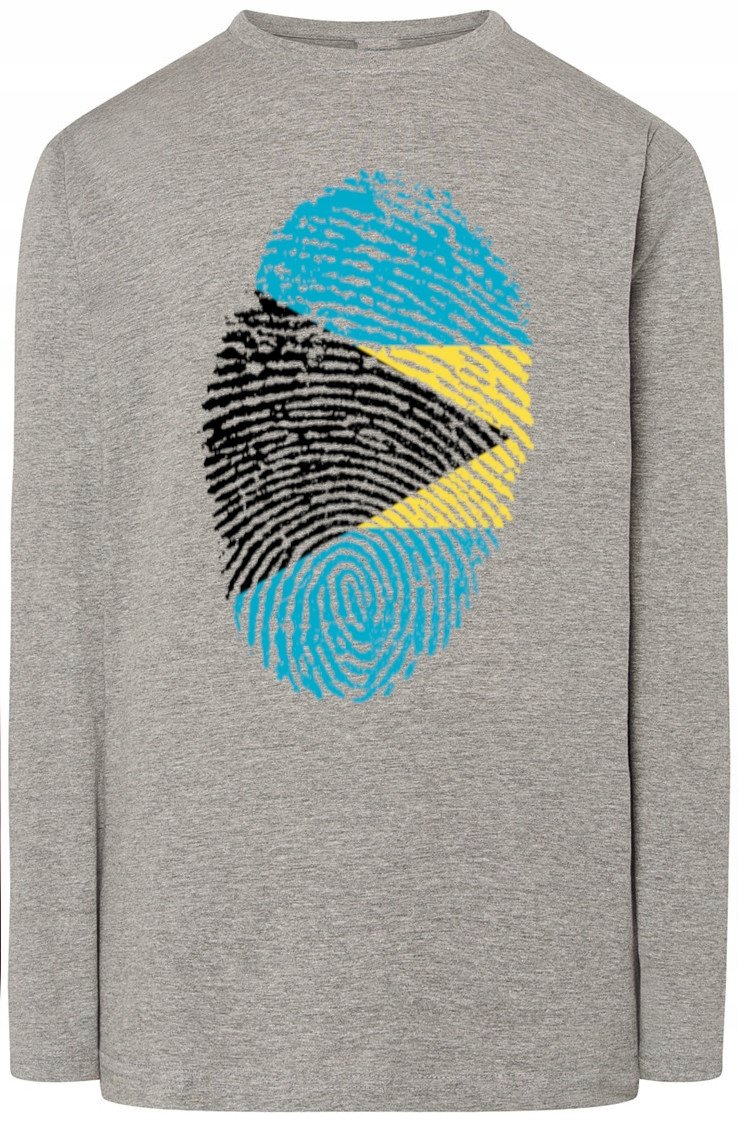 Bahamy Flaga Odcisk Bluza Longsleeve Rozm.L