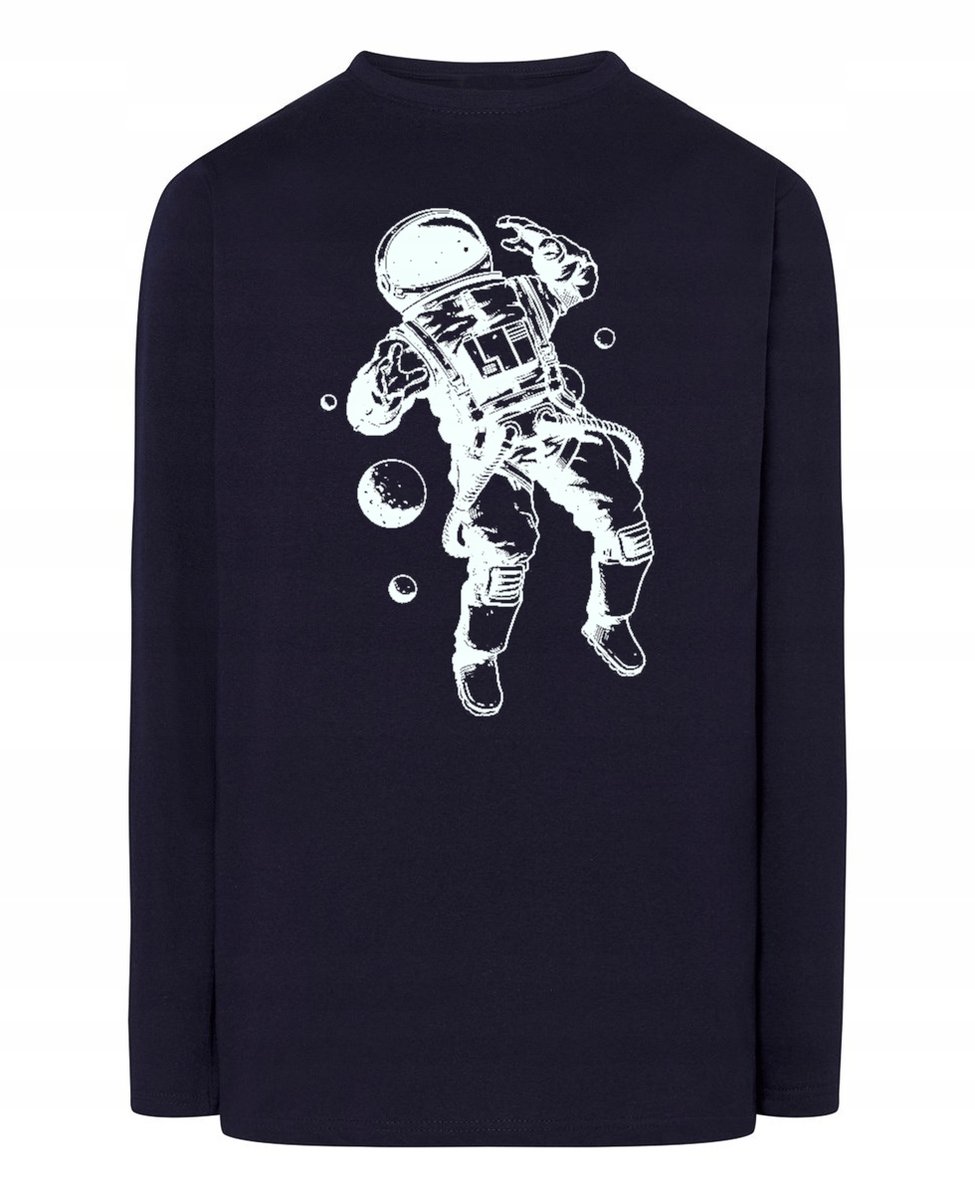 Longsleeve męski nadruk Astronauta r.XL