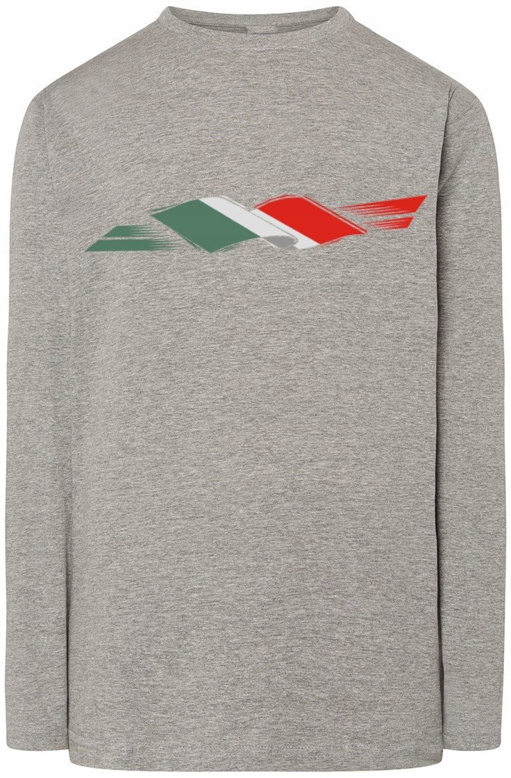 Flaga Włoch Męska Bluza Longsleeve Rozm.5XL
