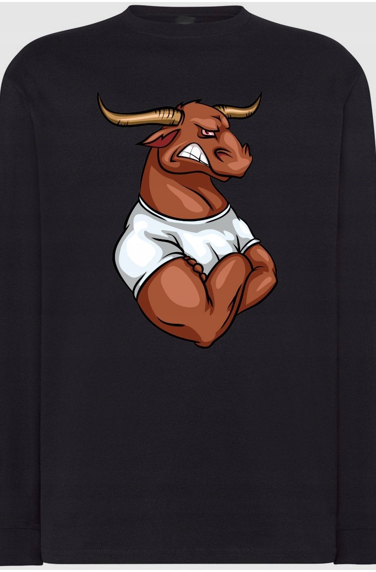 Byk Męska Modna Bluza Longsleeve Rozm.4XL