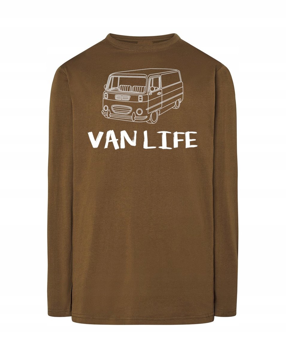 Longsleeve męski FAJNY nadruk VAN Van Life r.M