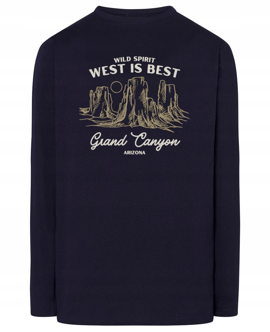 Longsleeve męski nadruk WIELKI KANION r.XXL
