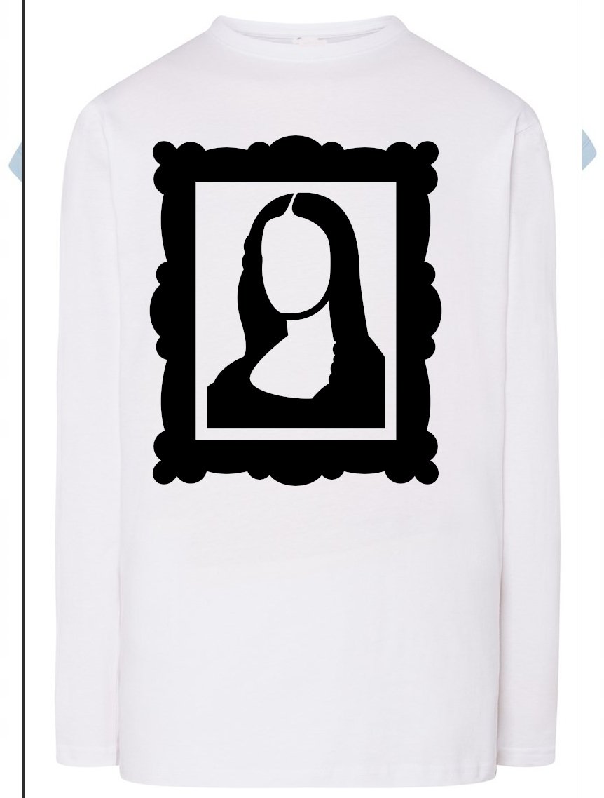 Longsleeve męski nadruk Mona Lisa Rozm.3XL