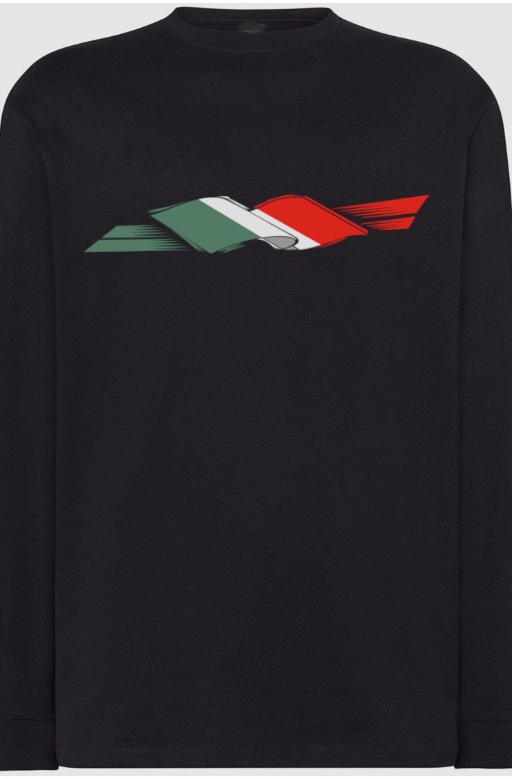 Flaga Włoch Męska Bluza Longsleeve Rozm.M