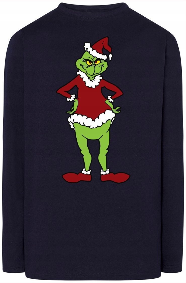 Grinch Świąt Nie będzie Bluza Longsleeve Rozm.3XL