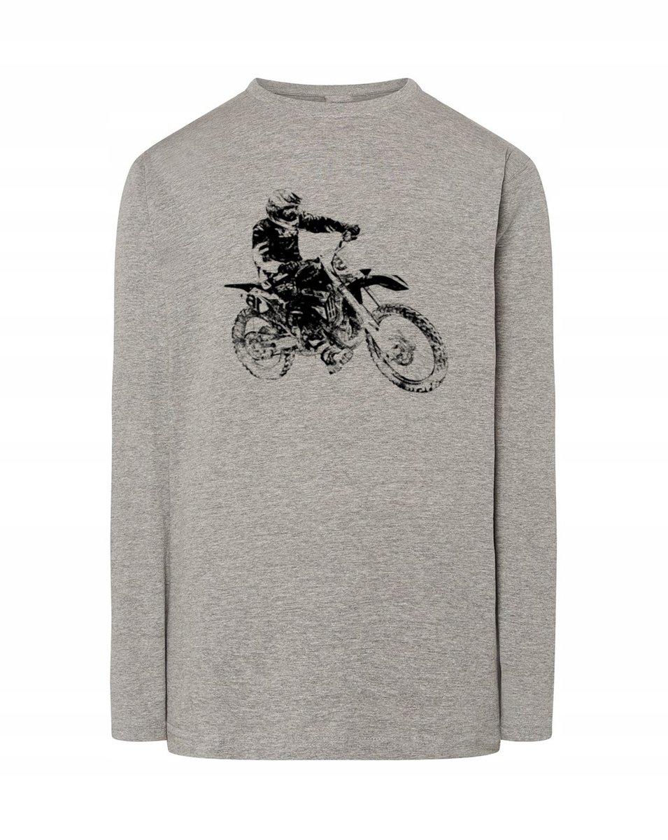 Longsleeve męski nadruk Motor MOTOCROSS r.M