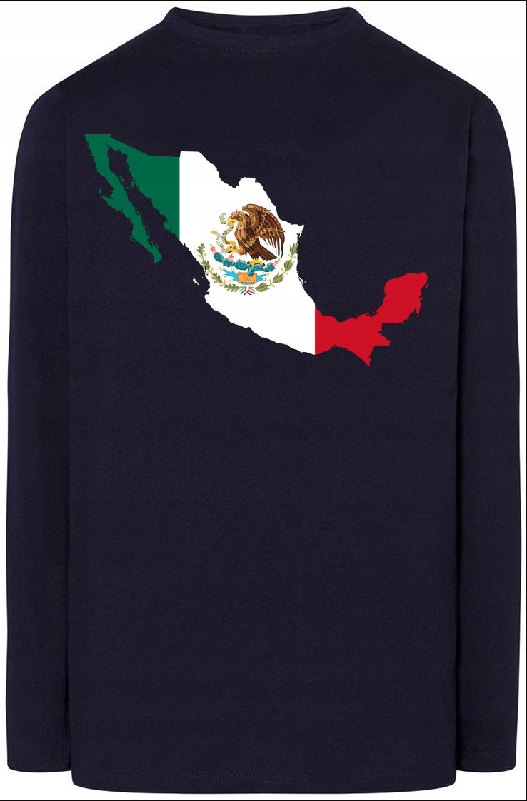 Meksyk Męska Bluza Longsleeve Modna Rozm.M