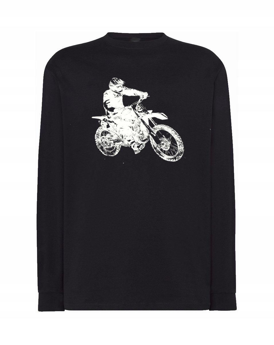 Longsleeve męski nadruk Motor MOTOCROSS r.M
