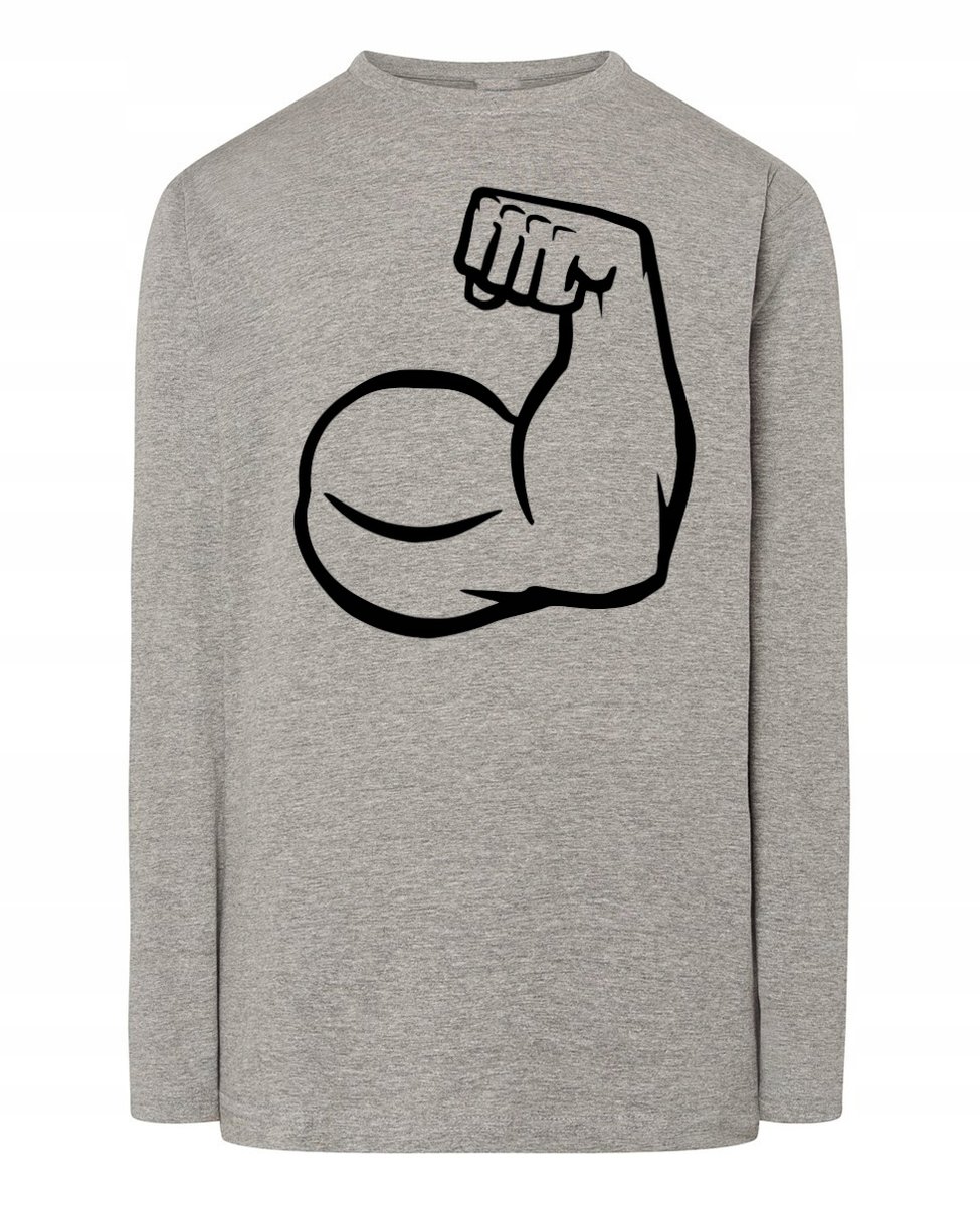 Longsleeve nadruk Strong Man Rozm.XXL