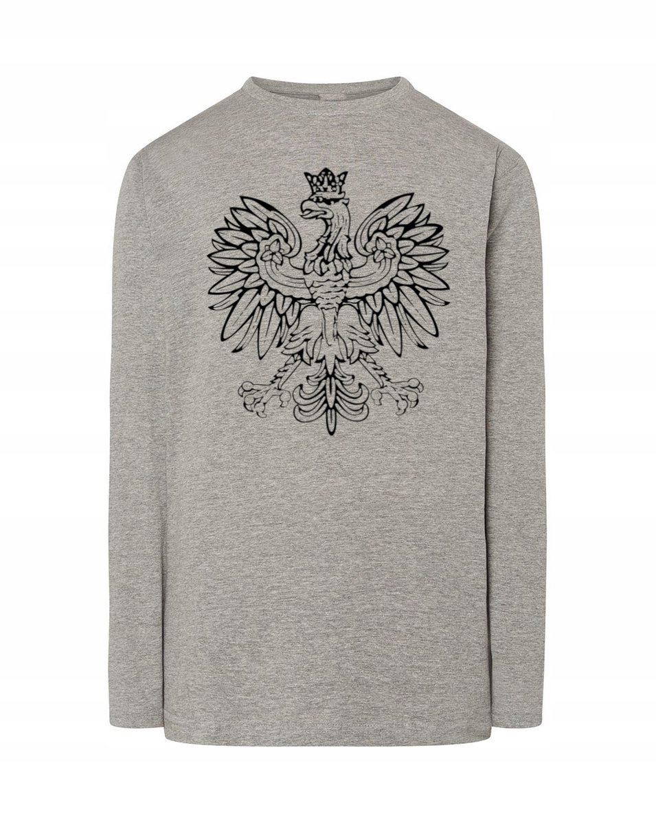 Longsleeve męski nadruk GODŁO POLSKA r.XXL