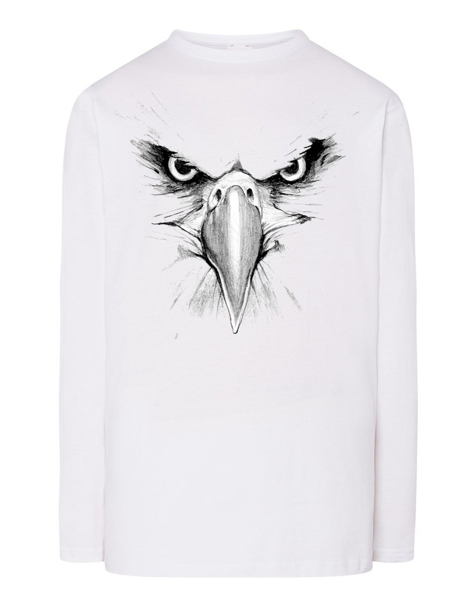Longsleeve męski nadruk GŁOWA ORZEŁ r.5XL