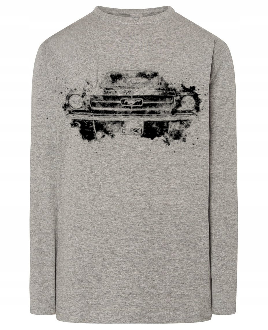 Longsleeve nadruk samochód klasyk Mustang r.XS