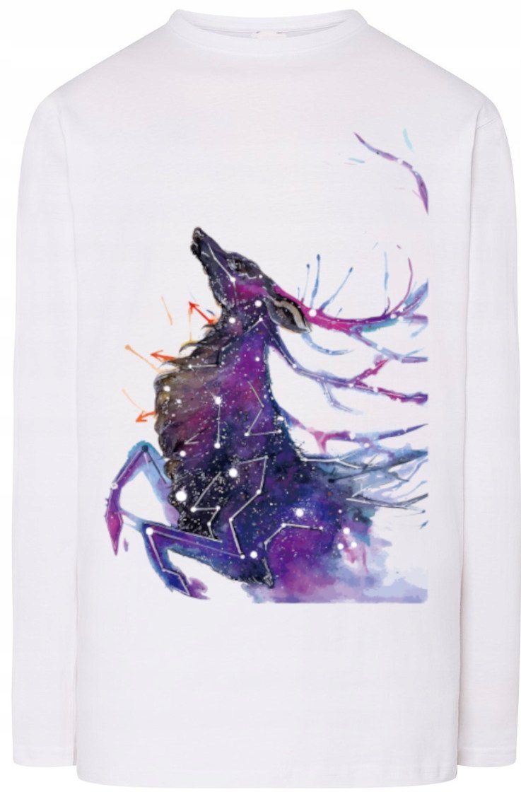 Jeleń Kolorowy Męska bluza Longsleeve Rozm.3XL