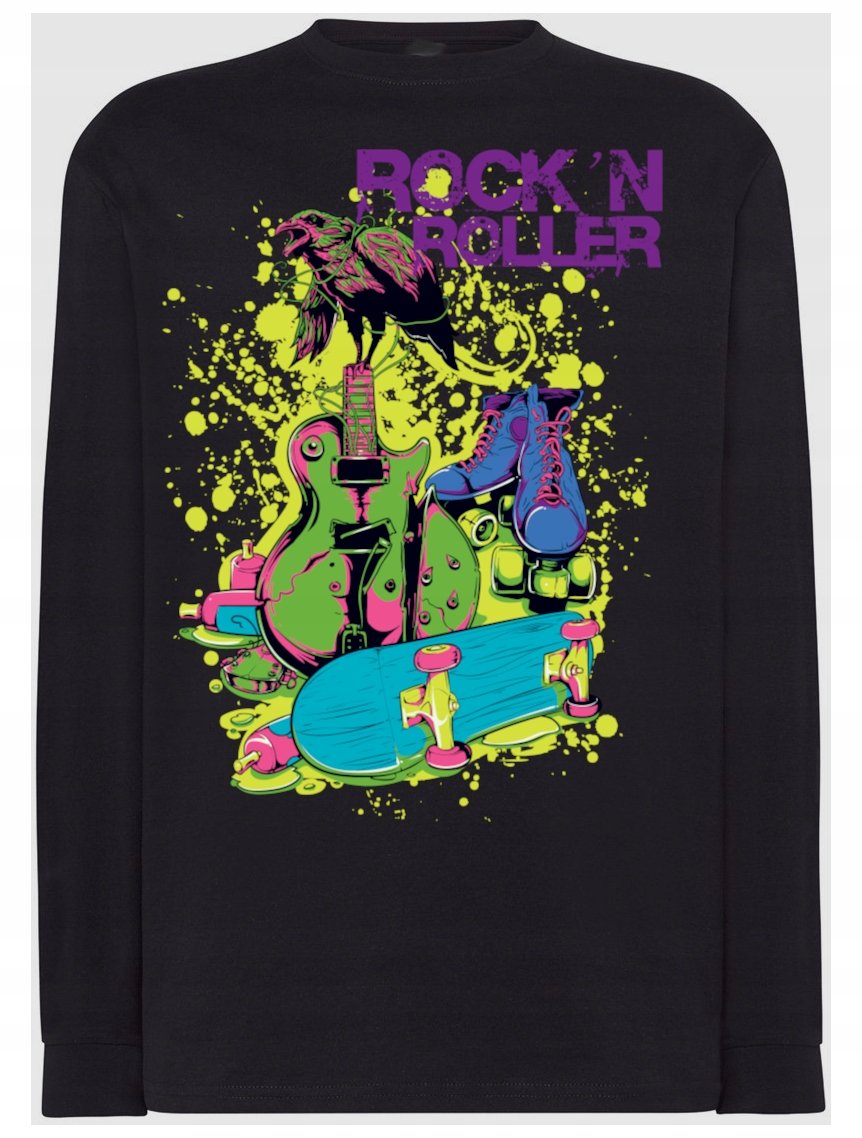 Longsleeve Rock'n Roll Rozm.4XL