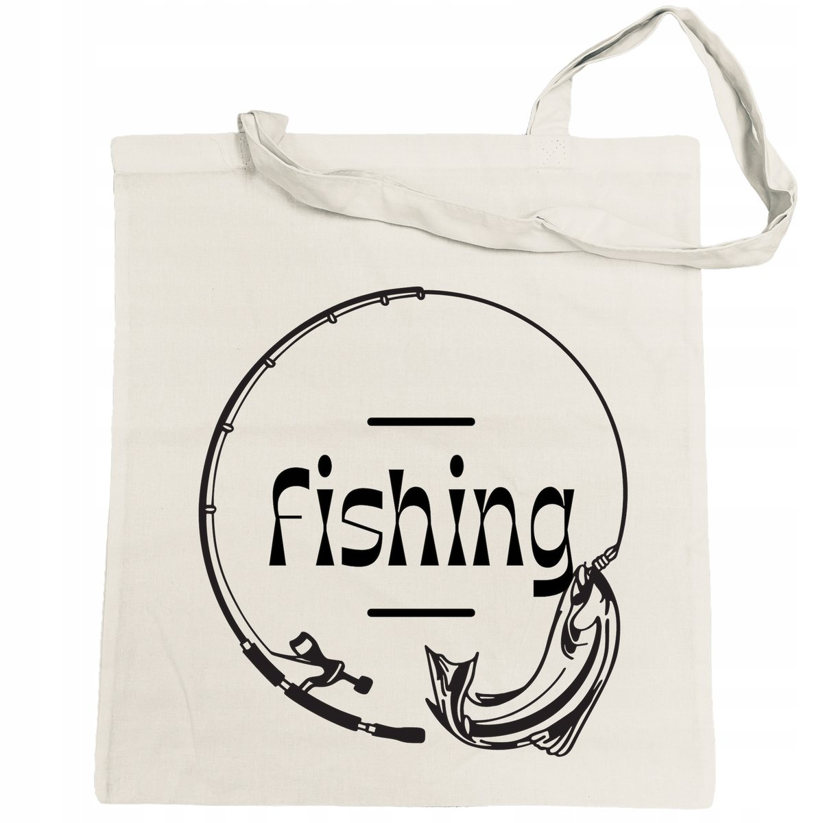 Torba na zakupy nadruk WĘDKOWANIE FISHING