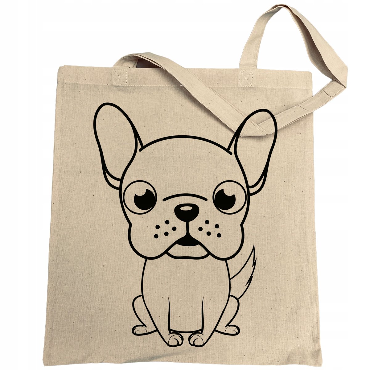 Torba na zakupy dajny DUŻY nadruk PIES PIESEK