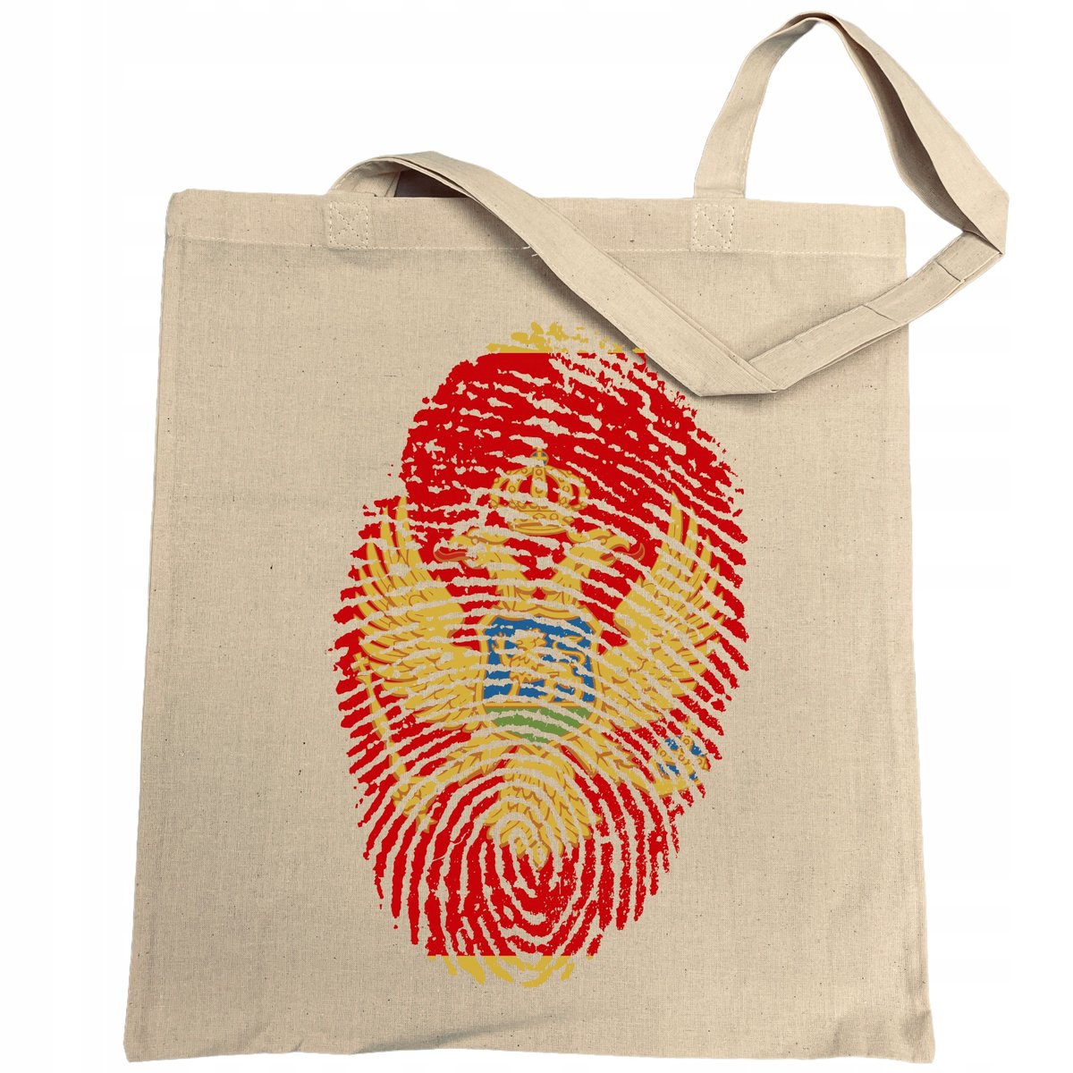 Czarnogóra Flaga Odcisk Torba Zakupowa