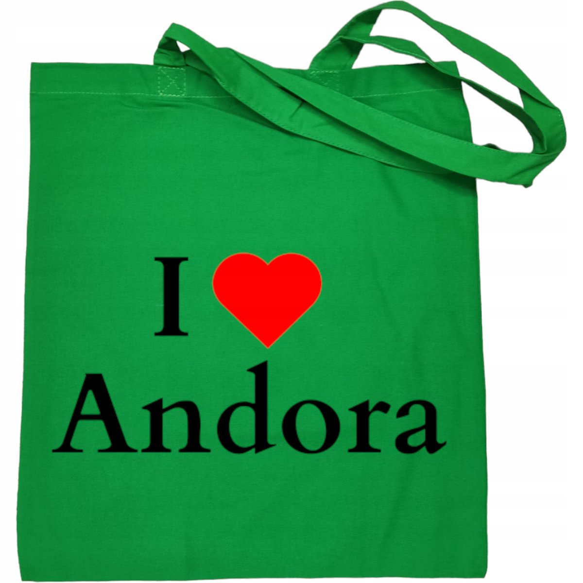 Torba na zakupy nadruk I Love Andora Kocham Andore Prezent