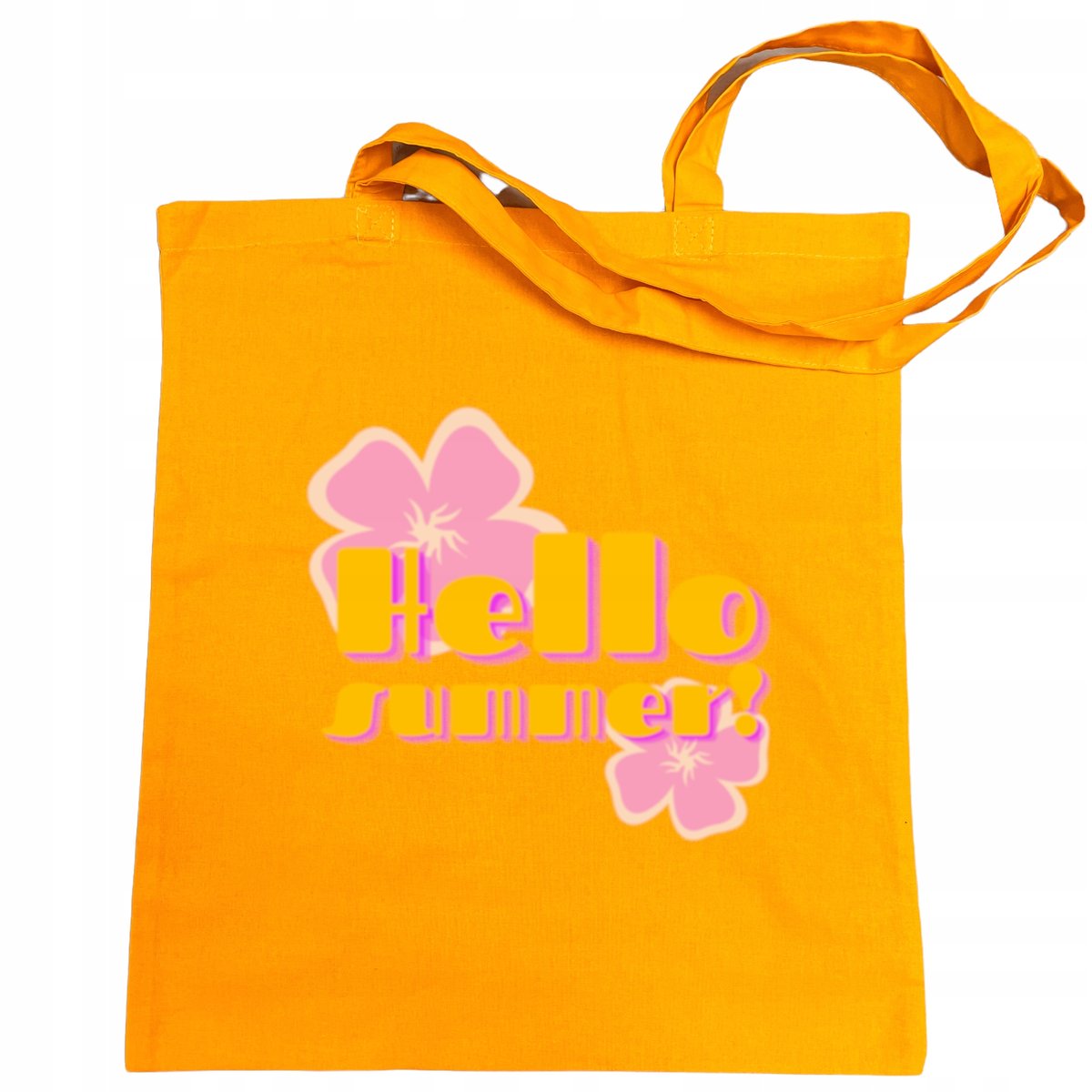 Torba na zakupy kolorowy nadruk Hello Summer
