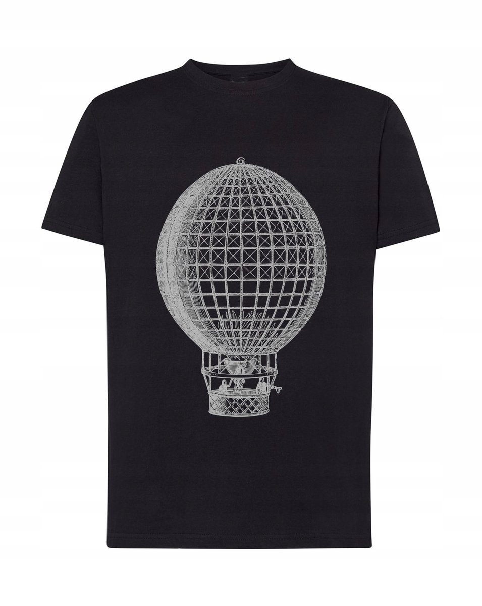 FAJNY T-Shirt nadruk BALON Vintage Rozm.M