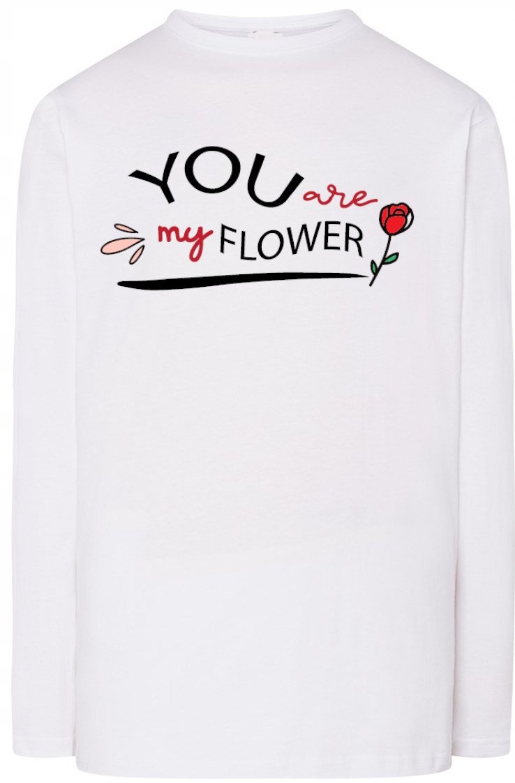 You Are My Flower Bluza Longsleeve Modna r.S