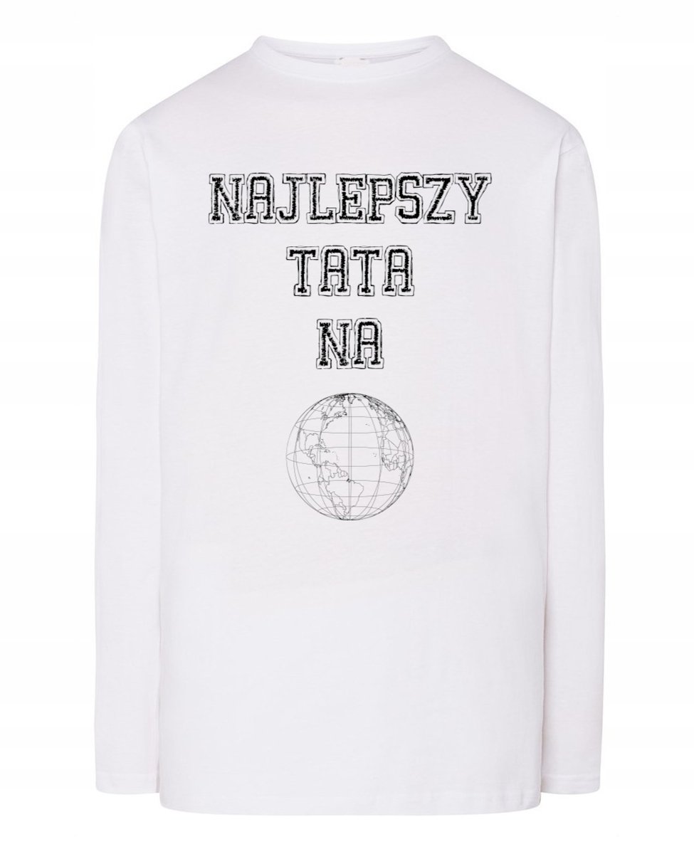 Longsleeve na Dzień Taty Prezent Najlepszy TATA na Świecie r.M