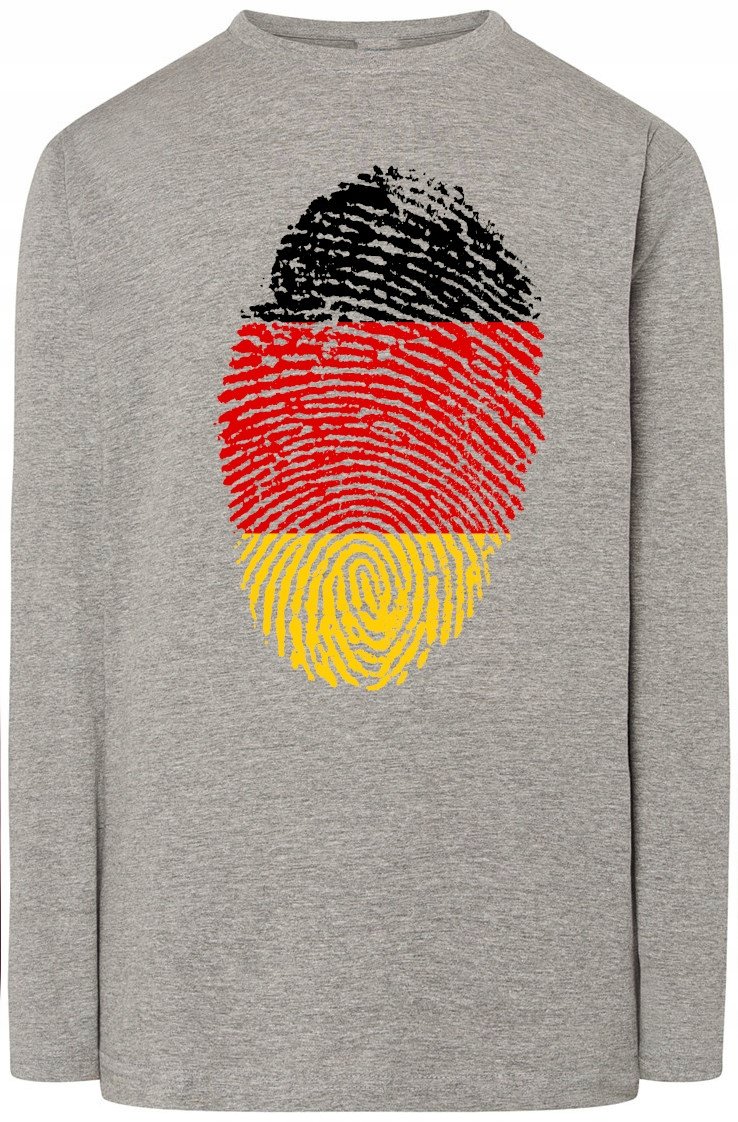 Niemcy Flaga Odcisk Bluza Longsleeve Rozm.4XL