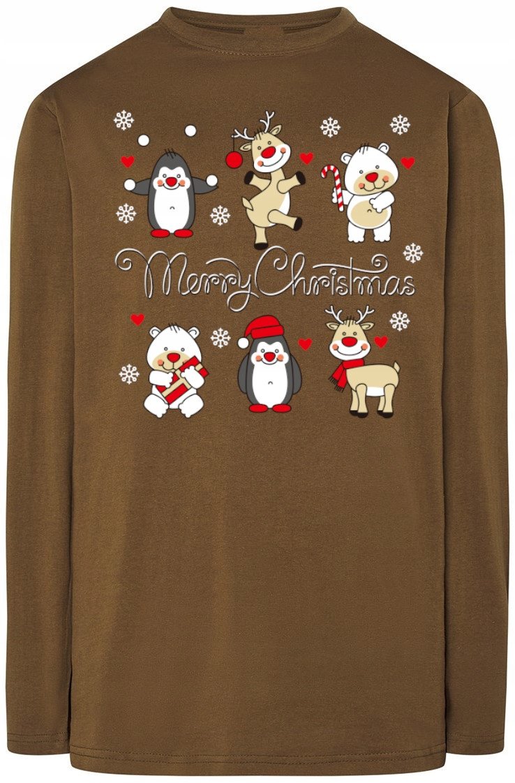 Świąteczna Modna Bluza Longsleeve r.M