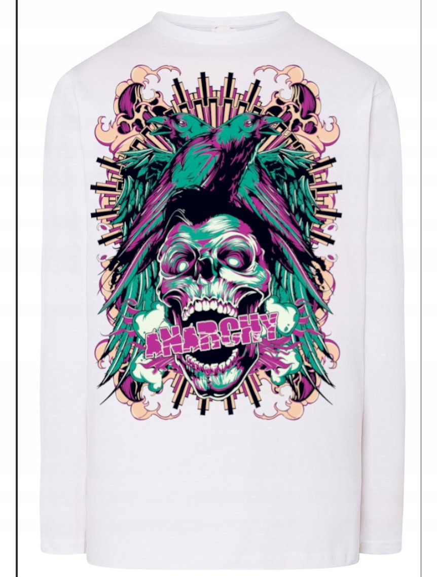 Longsleeve męski nadruk Anarchy Rozm.L
