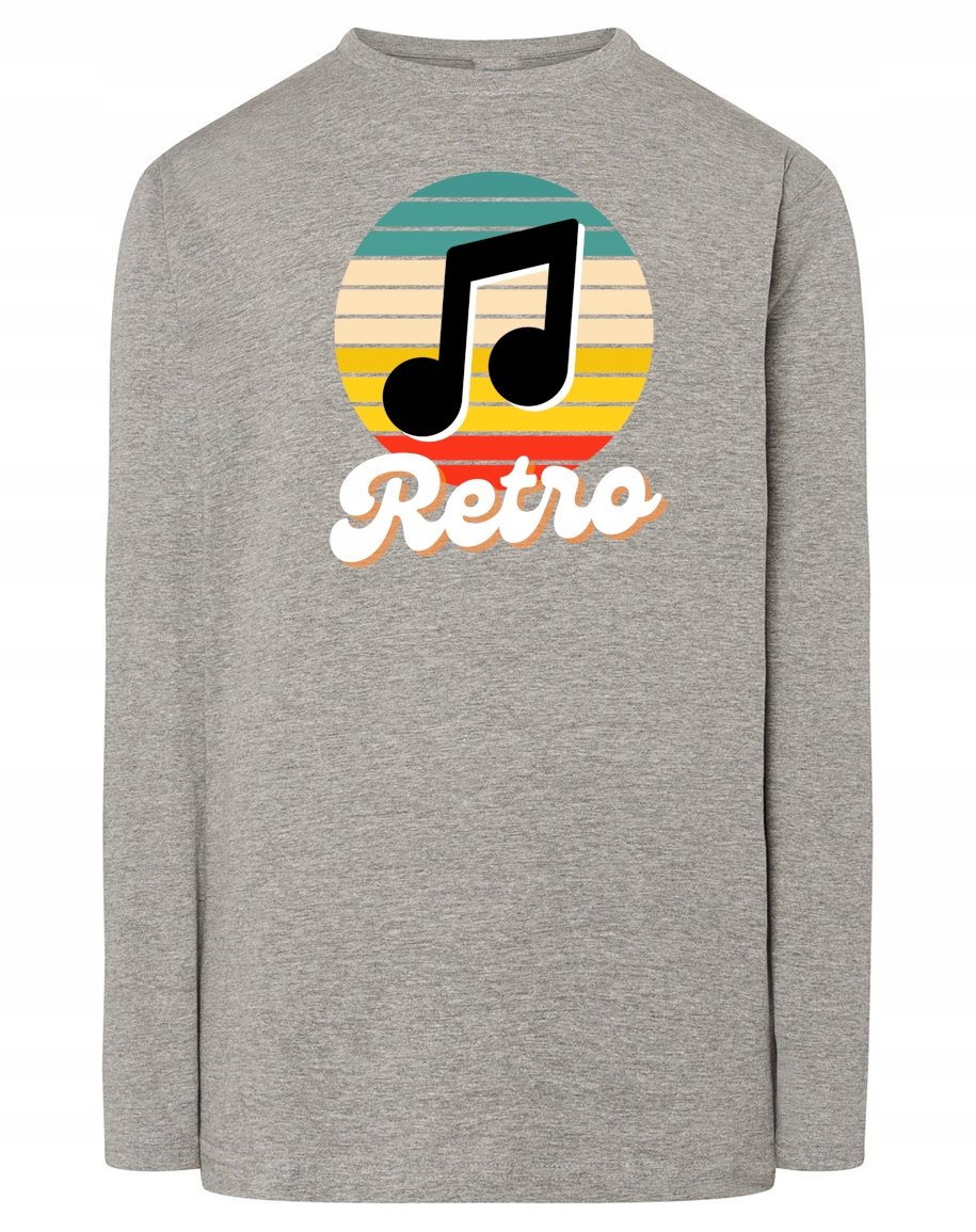 Longsleeve muzyczny nadruk NUTKA RETRO r.M