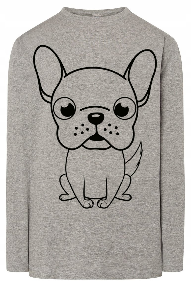 Longsleeve męski nadruk PIES PIESEK r.5XL