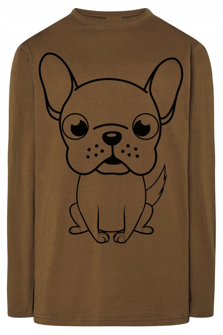 Longsleeve męski nadruk PIES PIESEK r.XXL