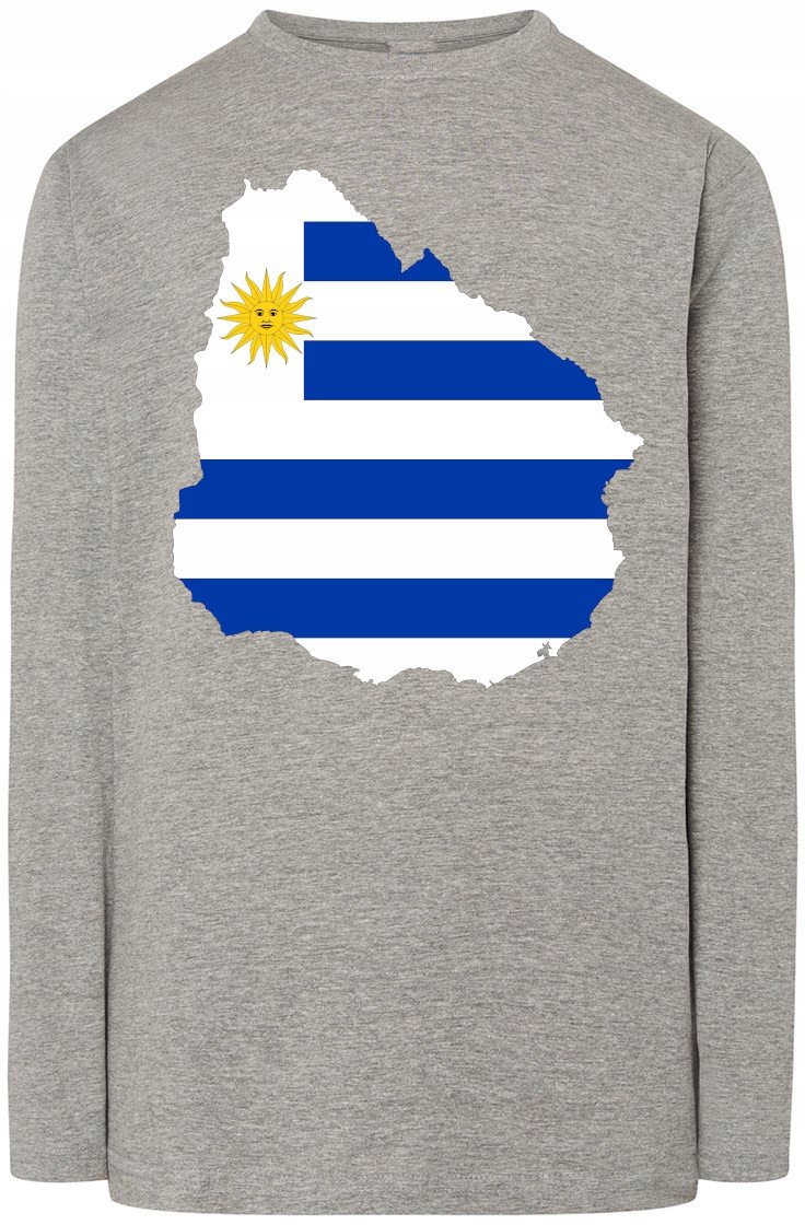 Urugwaj Męska Modna Bluza LongsleeveNadruk R.XS