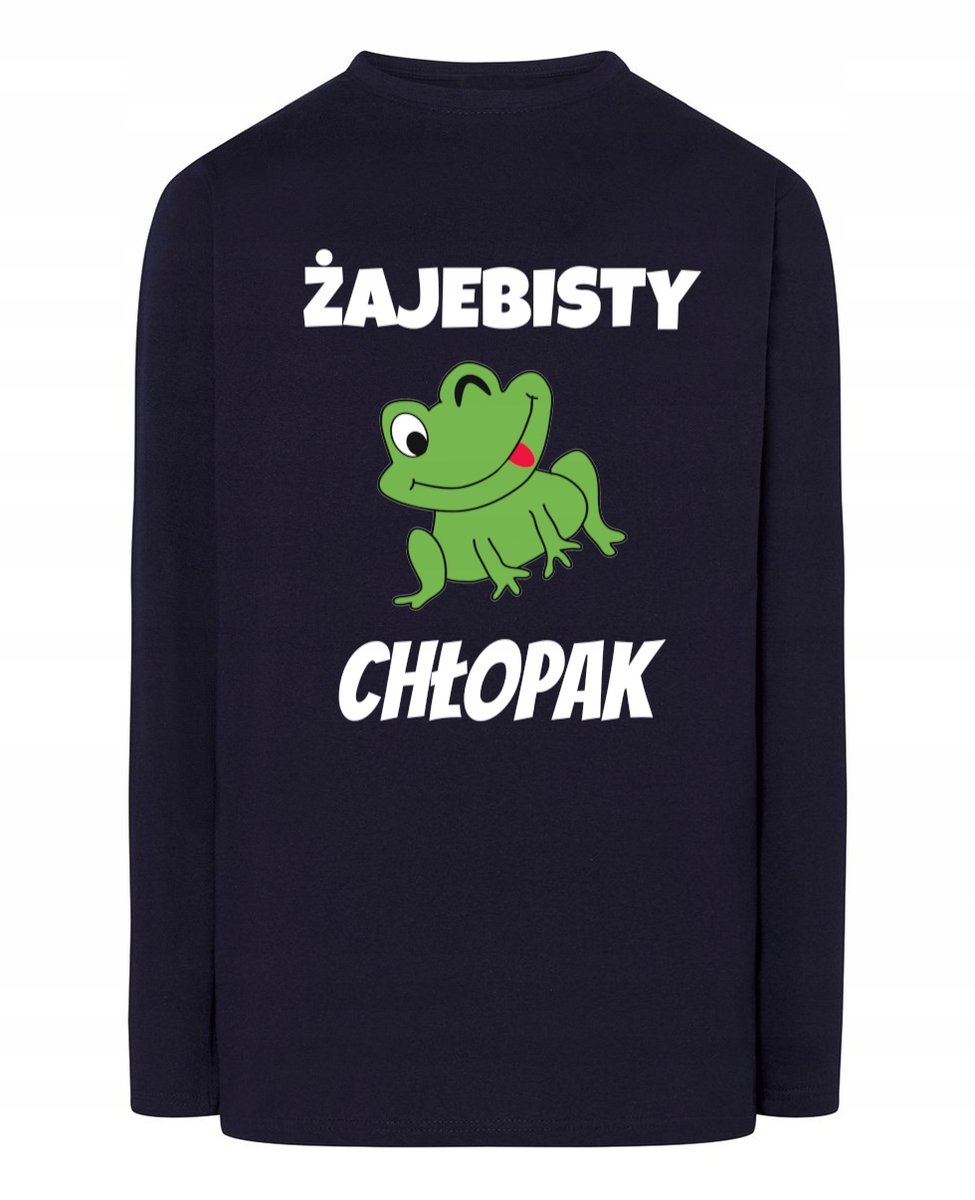 Longsleeve męski Zabawny nadruk Prezent Żaje_bsty Chłopak r.4XL
