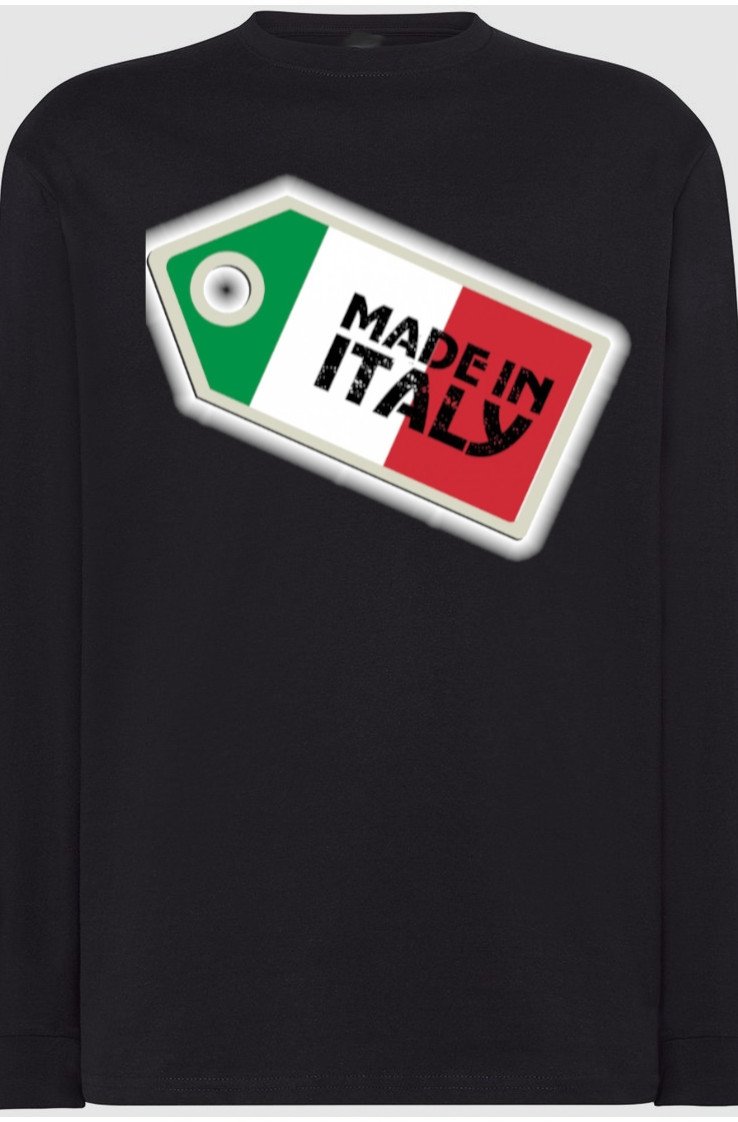 Made In Italy Bluza Longsleeve Męska Modna r.S