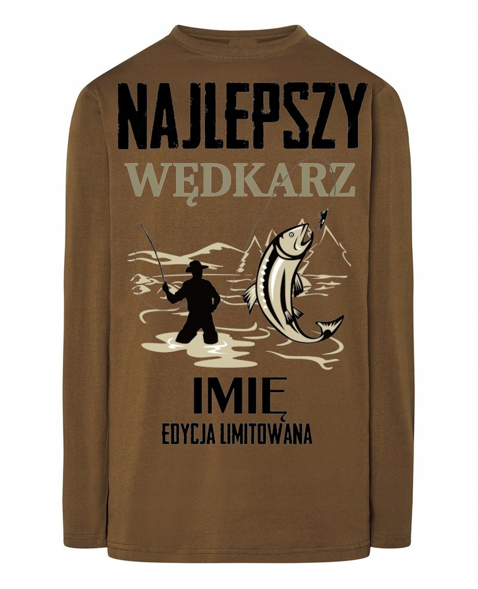 Longsleeve Najlepszy Wędkarz Imię r.L