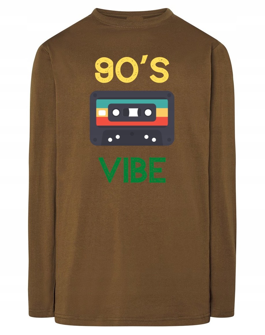 Longsleeve RETRO nadruk kaseta 90s VIBE r.L