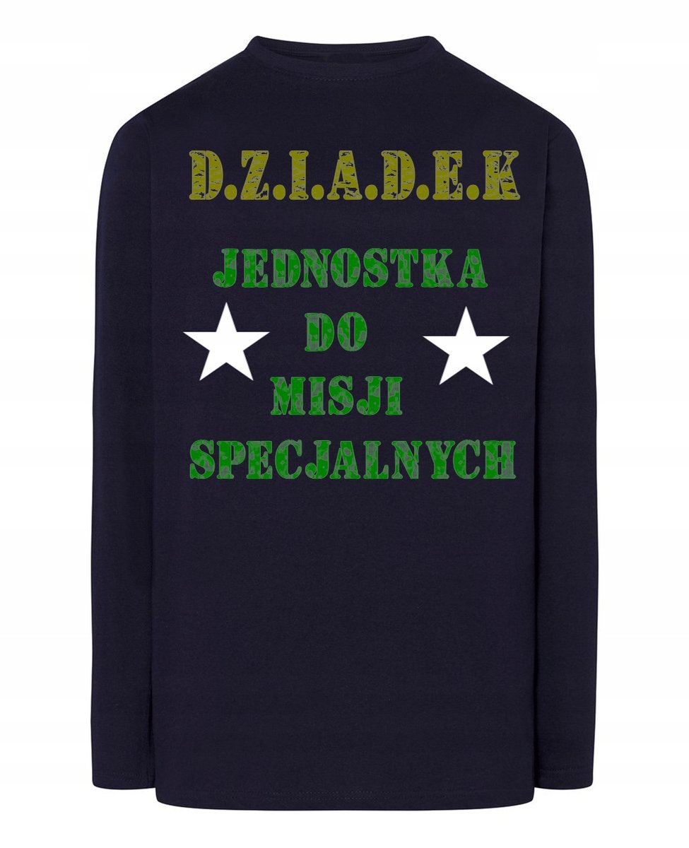 Dzień Dziadka Modny Longsleeve Prezent r.M