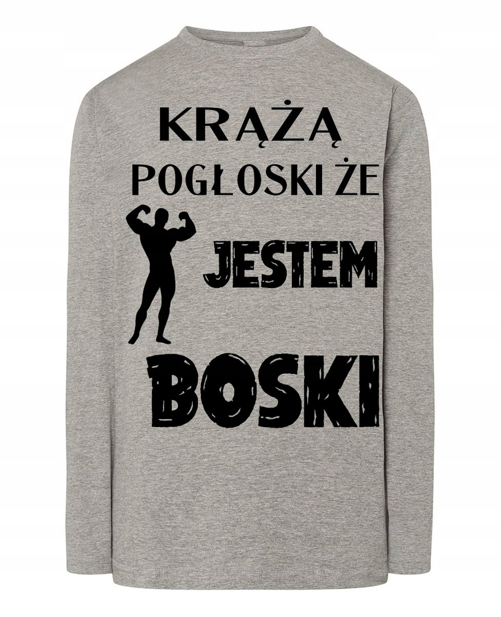 Longsleeve Na Prezent Jestem Boski r.XL
