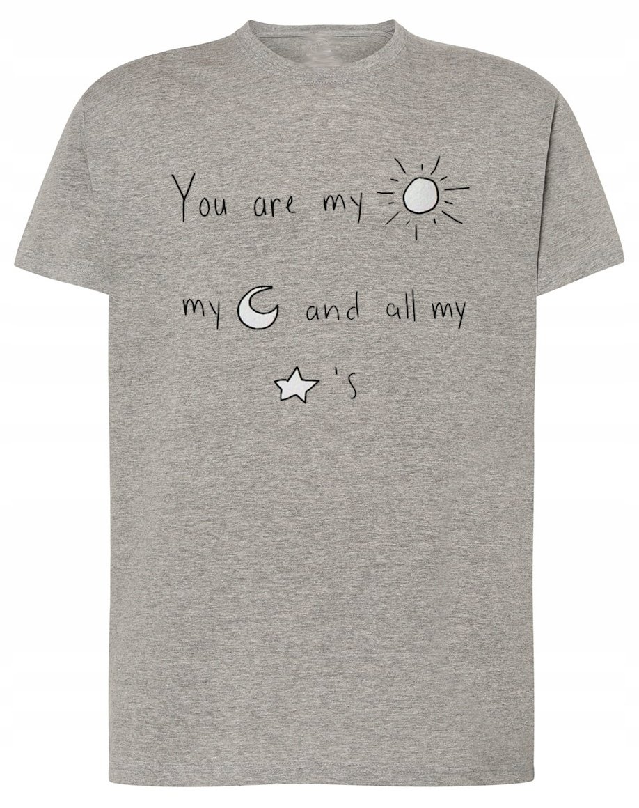 Walentynki Prezent T-Shirt męski nadruk napisy XXL