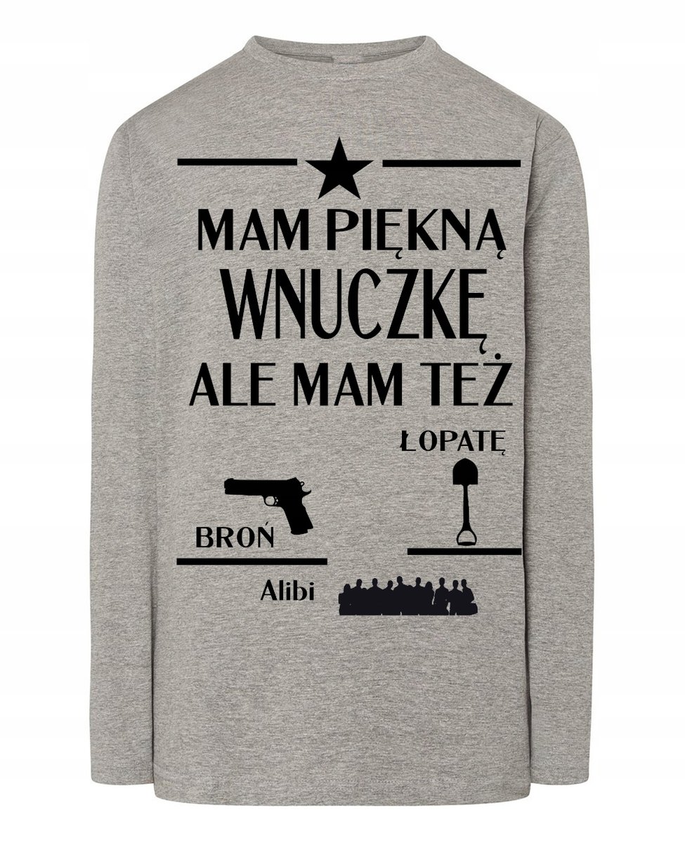 Dzień Dziadka Longsleeve Prezent r.M