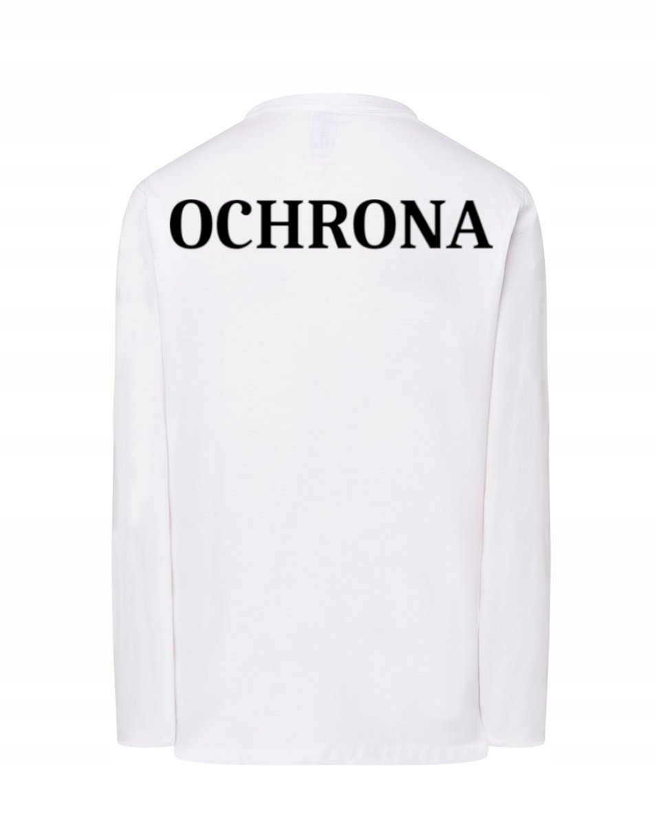 Longsleeve męski nadruk Ochrona Rozm.XS
