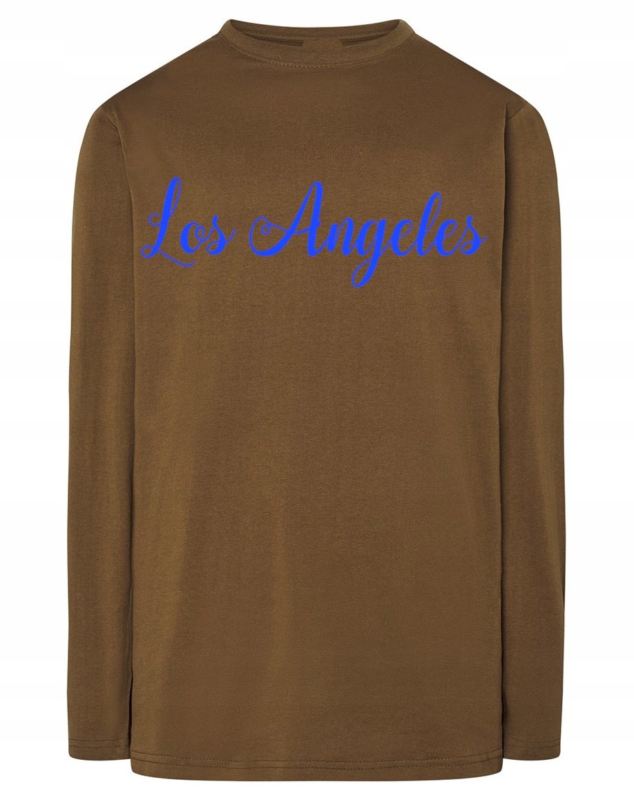 Longsleeve fajny nadruk napis LOS ANGELES r.XS