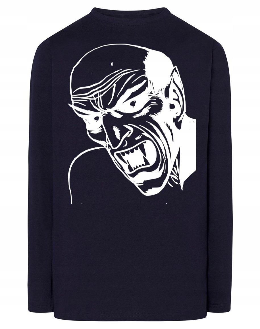 Longsleeve męski nadruk WAMPIR r.XL