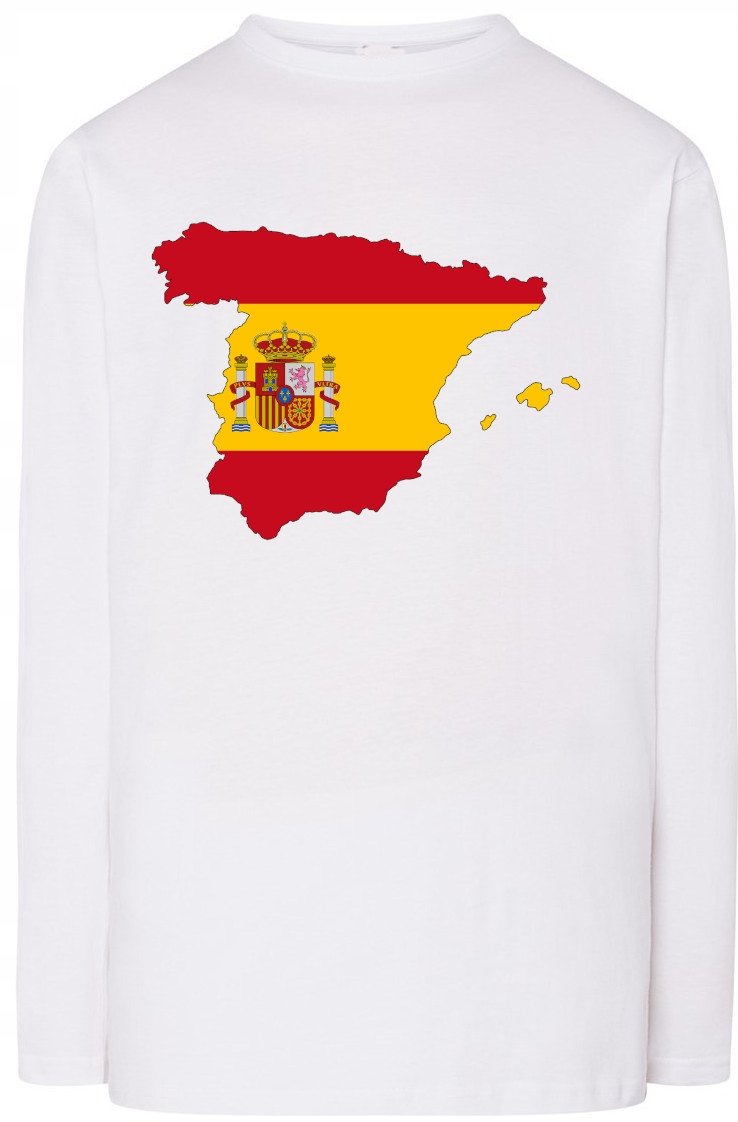 Hiszpania Flaga Męska Bluza Longsleeve Rozm.4XL