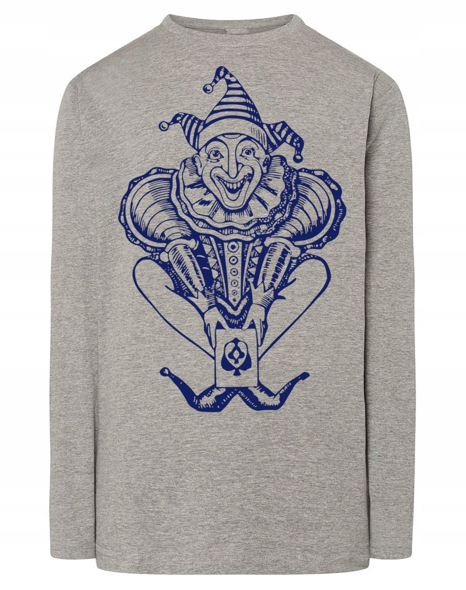 Longsleeve męski nadruk KLAUN JOKER r.XXL