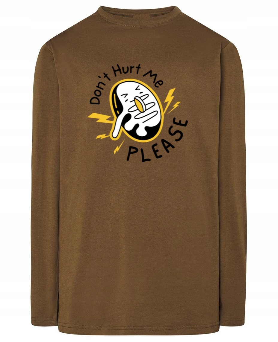 Longsleeve zabawny nadruk PĄCZEK DONUT r.L