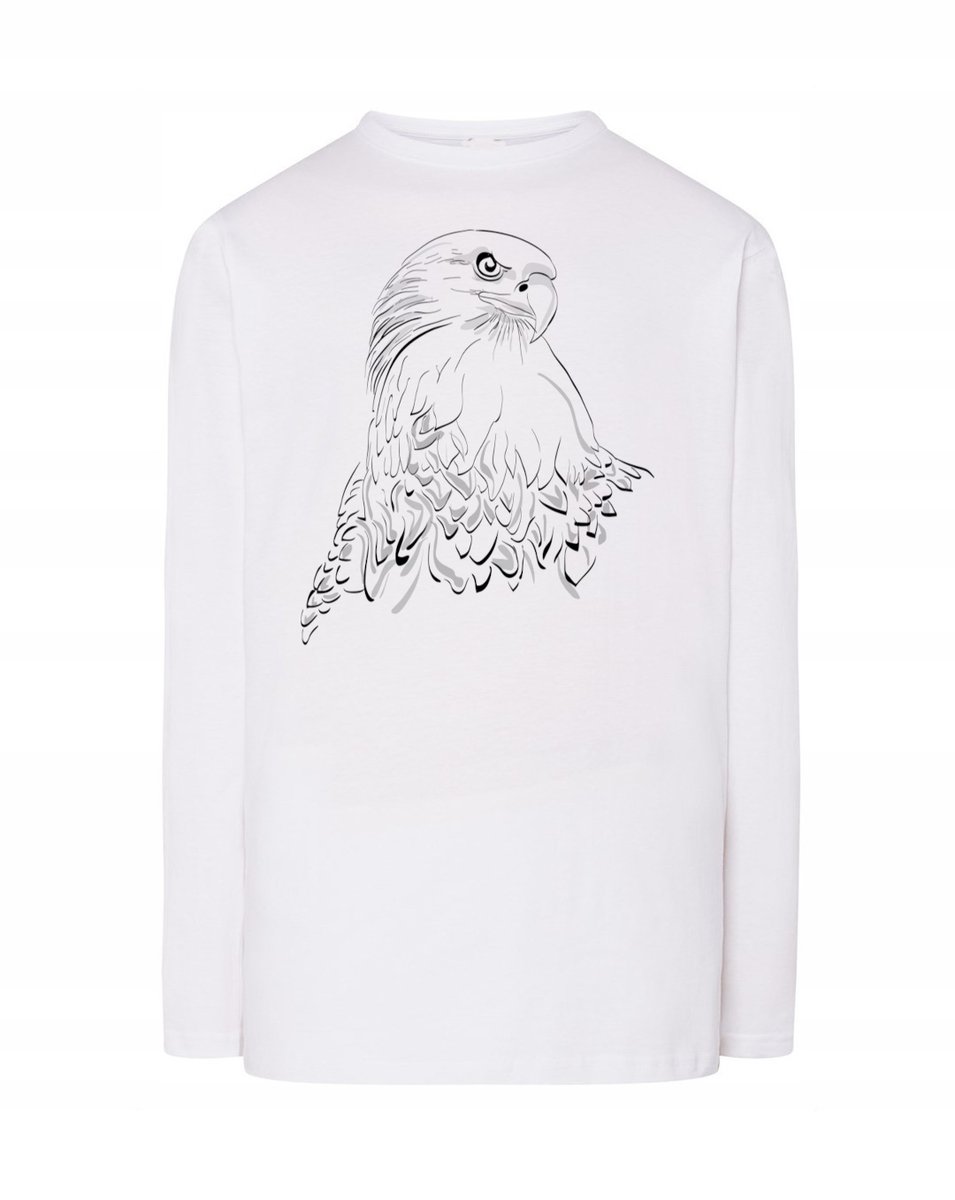 Longsleeve męski fajny nadruk ORZEŁ r.XS