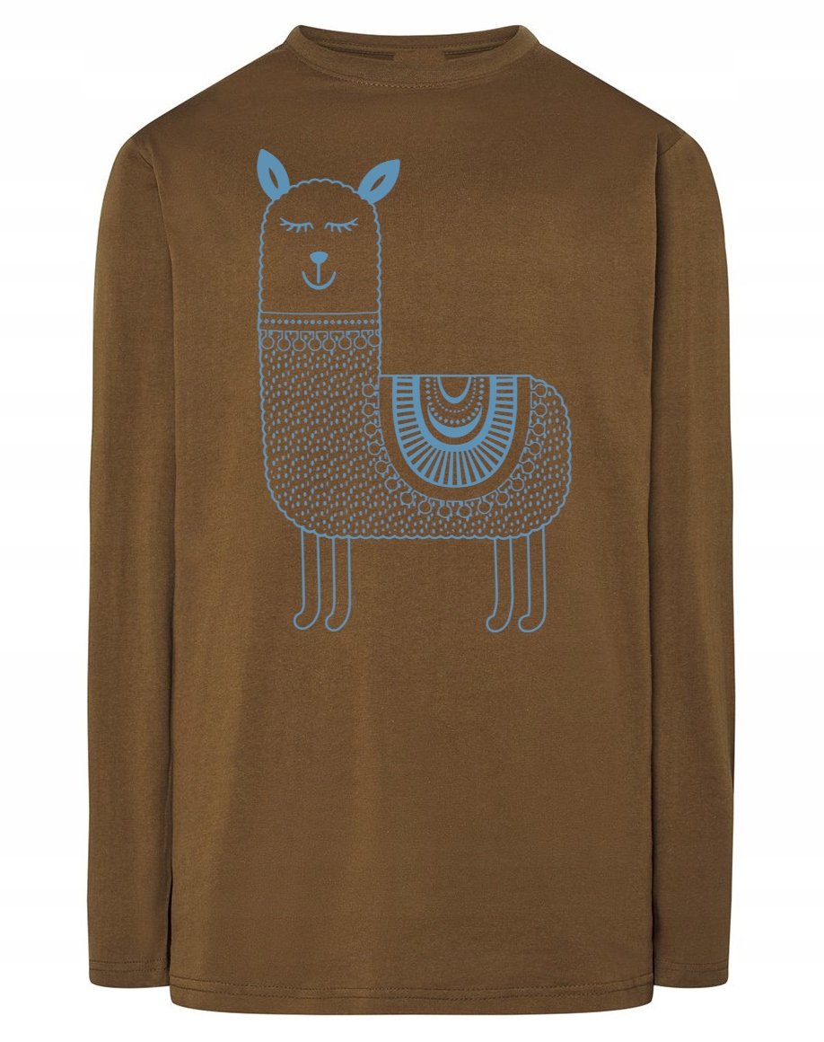 Longsleeve fajny nadruk LAMA ALPAKA r.XL